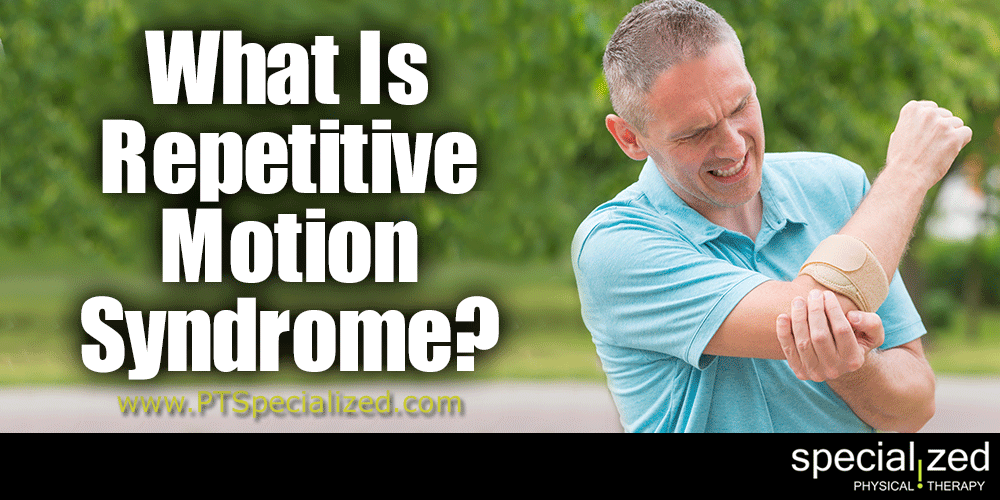 What Is Repetitive Motion Syndrome? ... Your arm has been painful, and now it goes numb and you can't move it like you used to. Your doctor calls it repetitive motion syndrome. So what is it and how did you get it?