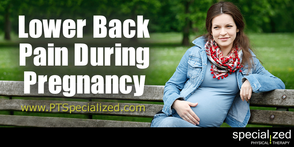 first signs of pregnancy lower back pain