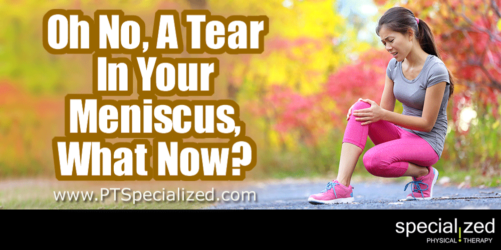 Oh No, A Tear In Your Meniscus, What Now? The menisci are crescent-shaped structures positioned between the femur (thigh bone) and the tibia (shin bone). #physicaltherapy #kneepain