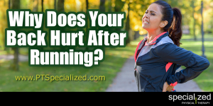 Why Does Your Back Hurt After Running? You love to run but your back doesn't. Every time you run you pay for it with back pain. Have you ever wondered why? There could be a few reasons.